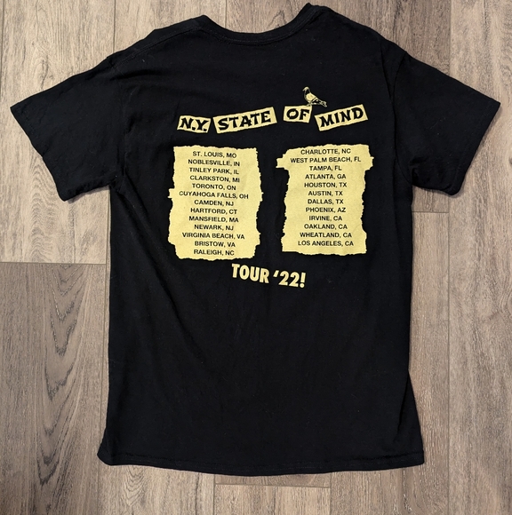 Wu-Tang Nas NY State of Mind Tour Men's Medium Shirt M - Picture 2 of 2